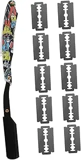 TOVINANNA Manual Razor Set Thin Stainless Steel Blade for Shaving Cutting Trimming Beauty Equipment for Men Women