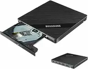 [SONGMODE] External Blu ray Drive BD Player Read/Write Portable Bluray Drive Burner Extension Three USB SD Card TF Card Type-c Power Supply Interface Compatible with/Win10/ Mac OS (UJ2x2) (UJ2x2)