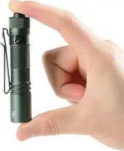 ACEBEAM Pokelit AA Rechargeable Mini Flashlight with Clip, 1000 High Green