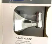 Amerock Clarendon Robe Hook Polished Chrome Silver Metal Wall Mount