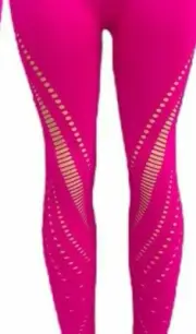 Victoria Secret Sport Seamless 7/8 Tight Pant Leggings Yoga Hot Pink Women's XL