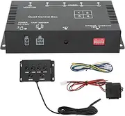 4 Channel Video Splitter, Parking Camera Video Switch, Camera Video Screen Switch, Suitable for School Buses, Buses, Yachts, Etc