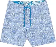 [Panareha] Men's Medewi Swim Trunks, Silver Lake Blue, 46