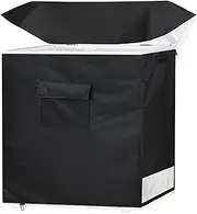 YANGSHILEI Chest Freezer Cover Deep Freezer Covers for Outside 5.0 Cubic Feet Freezer，Top with Zipper to Open Waterproof and UV protection Extend their Service Life (28"W×23"D×34"H)