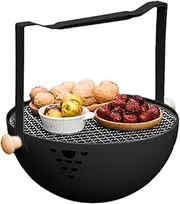 Portable Charcoal Grill - Charcoal Grill, Outdoor Foldable Oven | Foldable Grill Oven, Camping BBQ Oven, Charcoal Oven for Home, Kitchen