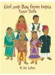 Girl & Boy from India Paper Dolls