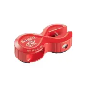 Saber Alloy Winch Shackle Pro in Red 7075 Aluminium SBR-AWSPROCR