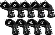 Golfschläger Head Coverings Pu-Wedges Putter Queue Head Cover for Outdoor Activities