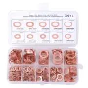 200Pcs Metal Oil Drain Plug Crushes Washer Gaskets Oil Drain Plug Crushes Washer