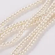 Ivory Pearl Glass Pearls Beads Bulk Beads Wholesale 110 Pieces 8mm Glass Beads