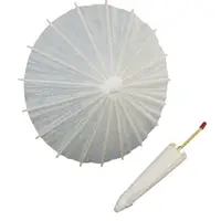 在飛比找樂天市場購物網優惠-8吋空白紙傘 DIY白色綿紙傘 直徑約20cm/一支入(促3