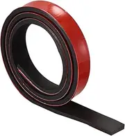 uxcell Adhesive Rubber Sheet Rolls 1/4"T x 0.39"W x 39.37"L, Neoprene Back Solid Rubber Strips for DIY Gasket, Sealing Padding, Reduce Vibration Mat