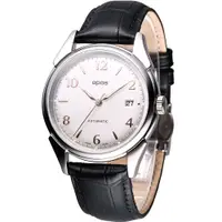 在飛比找PChome24h購物優惠-EPOS 經典復古自動機械腕錶(3372.132.20.38