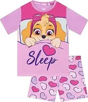 [PAW PATROL] Pyjamas | Girls Short Pyjamas | Summer Girls PJs | Skye Pyjamas | Ages 18 Months To 8 Years
