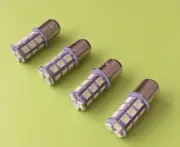 4pcs Bright White 1156 LED Bulbs 18-SMD 5050 Reverse LED Bulbs