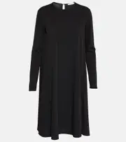 [Max Mara] Max Mara Quarto jersey shift minidress UK 6 black