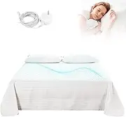 Grounding Flat Sheet with AU Plug Grounding Cord - Materials Organic Cotton and Silver Fiber Natural Wellness (153x203cm)