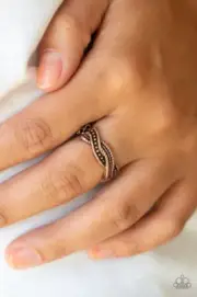 Paparazzi: Texture Tango - Copper Ring