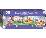 Play A-Long Puzzle Junior Jigsaw Puzzle: At the Market, 45 Pieces