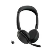 Jabra Evolve2 65 Flex MS Teams, Stereo Bluetooth Headset, Link380c USB-C Dongle,