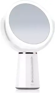 LED Lighted Magnifying Makeup Mirror with Double Sided 1X/ 10X Magnification