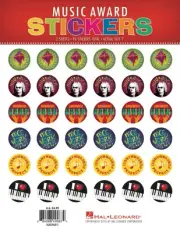 Music Award Stickers Pack of 96 Teacher Student Classroom Resource Hal Leonard