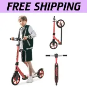 Lightweight Adjustable Kick Scooter with ABEC9 Wheels - Family-Friendly Fun