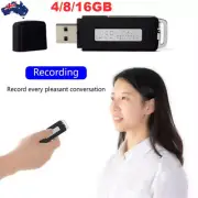 Mini 8/16GB USB Disk Pen Flash Drive Digital Audio Voice Recorder 70H Recording