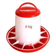 5Kg Chicken Duck Feeder Bucket Pheasant Feeding Fountain Chickens, Ducks and Qua