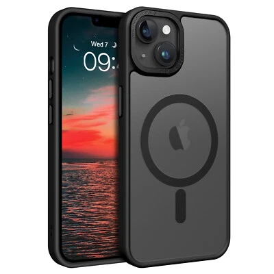 For iPhone 11 13 14 15 Pro Max/Plus/Pro MagSafe Case Rugged Shockproof Cover