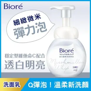 【Biore 蜜妮】洗顏慕絲 超值4件組(本體160mlX1+更替瓶160mlX3)