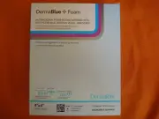 Dermablue+ Foam Wound Dressing 4" x 4" x 1/4" BX of 10 EXP 3/15/2029