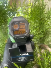 ✅ Custom Casio AE-1200 Mod | 10-Year Battery | #15 straw hat orange