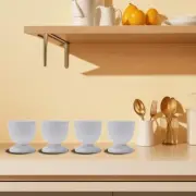 Brand New Morning Egg Cup Egg Rack Set Tableware Plastic Tool 4 / 8 Pcs