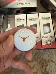 TEXAS LONGHORN TEAM ISSUE TITLEIST PRO V1X 2024 ONE DOEZN (12) Brand New