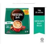 NESCAFE 3 in 1 Rich blend & brew - 25 sticks X 1 pack