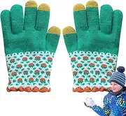 [Generic] Winter Gloves For Women - Texting Phone Windproof Warm Gloves | Full Fingers Fleece Lined Touchscreen Elastic Cold Weather Thermal Gloves For Running