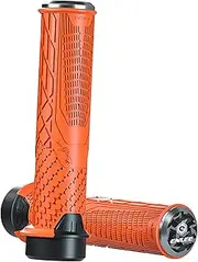 Perfeclan 1 Pair Bike Handlebar Grips, Double Lock, Non Soft Design, Aluminum Double Lock-on, Mountain Bike Grips, MTB BMX Foldable Urban Bicycles Grips