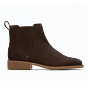 Clarks Women's Cologne Arlo2 Boots Dark Brown Suede (UK 4-8)