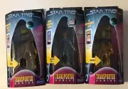 Playmates Star Trek Transporter Series Commander Riker, Nurse Chapel & Lt Data