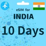 INDIA eSIM 10Days| 10GB/20GB | Data ONLY |