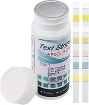 Frfik Pool Test Strips | Quick Pool Testing Kit - Quick Multifunctional Testing Paper Set with Cleaning Supplies for Pond Hot Tub Swimming Saltwater Freshwater