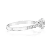 Luminesce Lab Grown Platinum 1.2 Carat Diamond Engagement Ring, Q