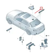 AUDI A4 Avant B9 Right Upper Antenna Amplifier 8W5035225E NEW GENUINE