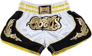 [METAL BOXE] Short Thaï Lumpinee Blanc L Thai, White, L, White, L