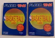 Fleer Basketball 1993-94 Series 1 Factory Sealed Packs - 2 Packs Combined
