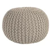 Braided Ottoman Pouffe Footstool Hand Knitted