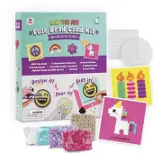 Unicorn craft Gift Iron On Fuse Bead DIY Greeting Card Kit,1500 Melting Beads
