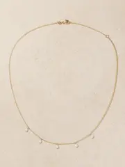[STONE AND STRAND] STONE AND STRAND - Disco 10-karat Gold Diamond Necklace - One size One size Gold