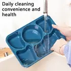 Bento Case Separate Soup Container Keep Freshing 4/5 Grids Portable Lunch